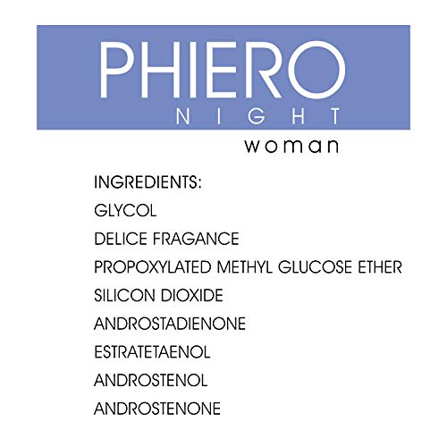 Phiero Night Woman - Pack 3 Perfumes Roll-ON de bolsillo con 4 tipos de feromonas para mujer