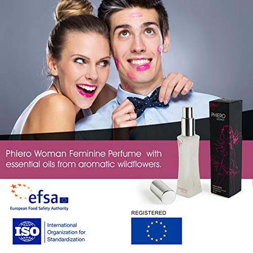 PHIERO - Pack de 3 Perfumes con 4 tipos de feromonas para mujer