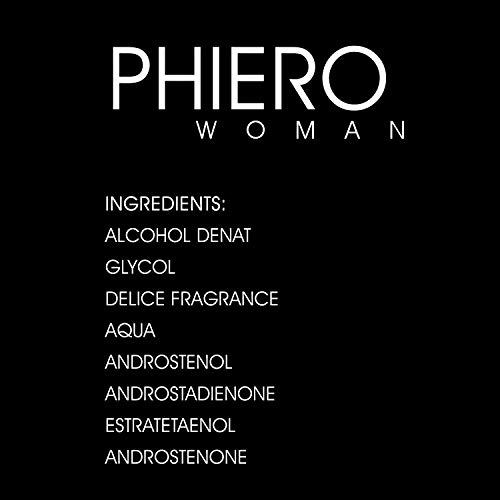 PHIERO - Pack de 3 Perfumes con 4 tipos de feromonas para mujer