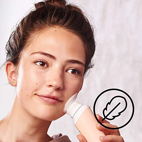 Philips VisaPure - Mini limpiador facial, con tecnología de limpieza por rotación y 100% resistente al agua