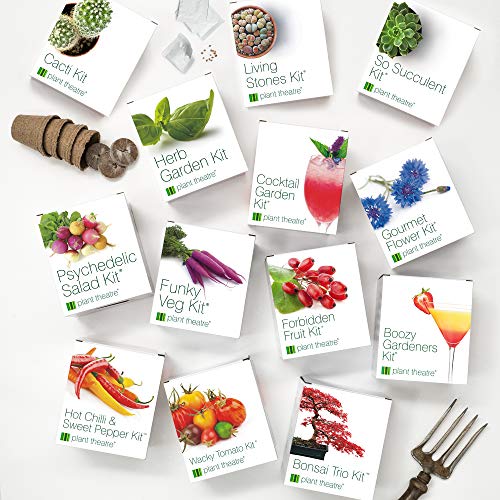 Plant Theatre  - Kit de germinación Flores comestibles Gourmet