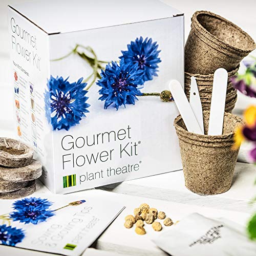 Plant Theatre  - Kit de germinación Flores comestibles Gourmet