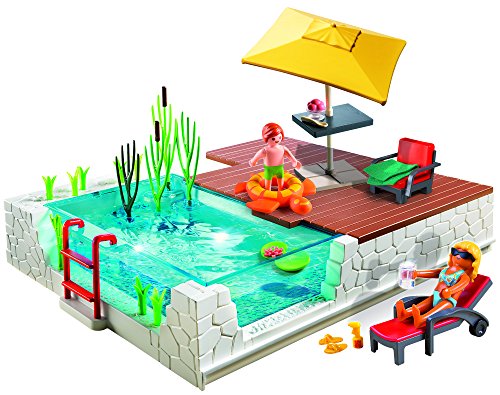 PLAYMOBIL Mansión Moderna Playset Piscina con terraza (5575)