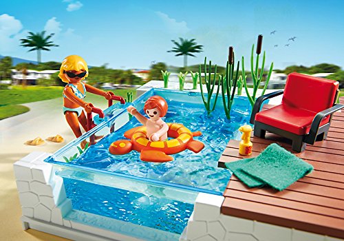 PLAYMOBIL Mansión Moderna Playset Piscina con terraza (5575)