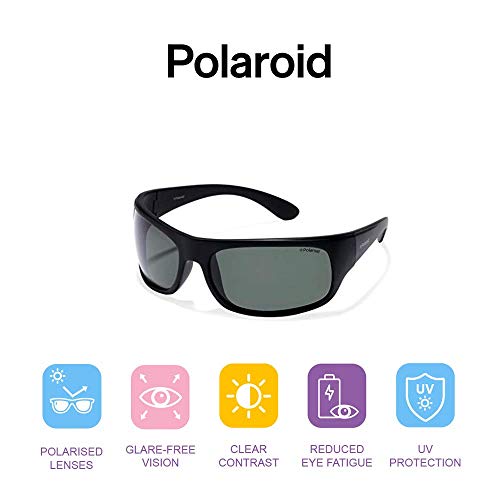 Polaroid 07886- Gafas de sol color 9CA RC negro (black), talla 70