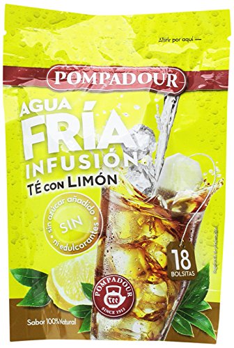 Pompadour Té Infusion Limón Frío - 18 bolsitas