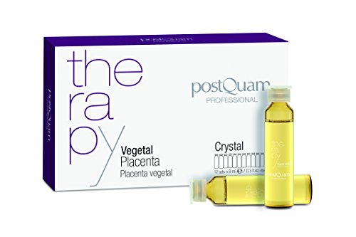 Postquam - Therapy | Placenta Vegetal Postquam Crystal para Combatir la Caida de Pelo - 12 Ampollas x 9 ml