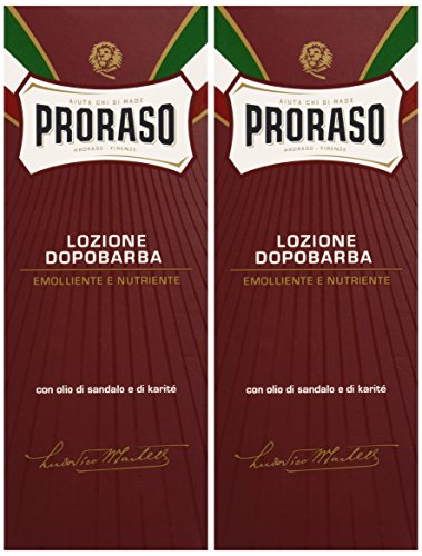 Proraso After-Shave Loción, Sándalo y Karité - 400 ml