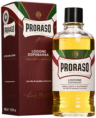 Proraso After-Shave Loción, Sándalo y Karité - 400 ml