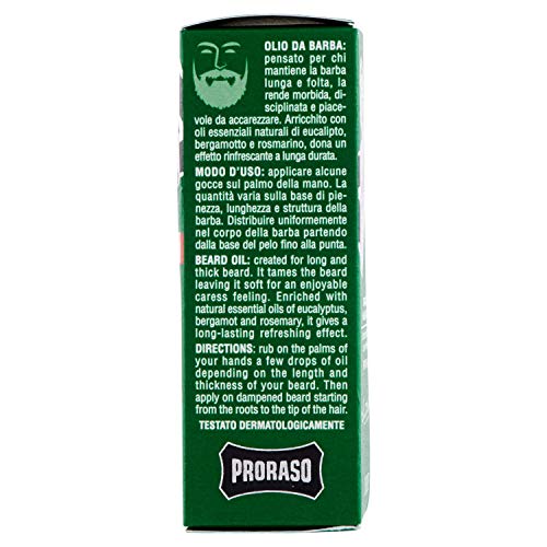 PRORASO Olio Cura Barba - Aceite para barba (30 ml)