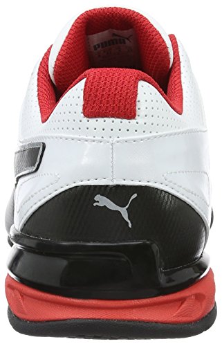 PUMA Tazon 6 FM, Zapatillas para Correr de Carretera para Hombre, Blanco White Black Silver, 43 EU