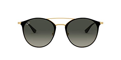 Ray-Ban 0Rb3546 Gafas de sol, Gold Top Black, 52 Unisex-Adulto