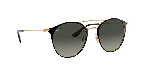 Ray-Ban 0Rb3546 Gafas de sol, Gold Top Black, 52 Unisex-Adulto