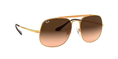 Ray-Ban 0RB3561, Gafas de Sol para Hombre, Marrón (Pink/Brown Gradient), 57