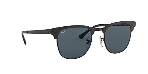 Ray-Ban 0rb3716 186/R5 51 Gafas de sol, Shiny Black Top Matte, Unisex