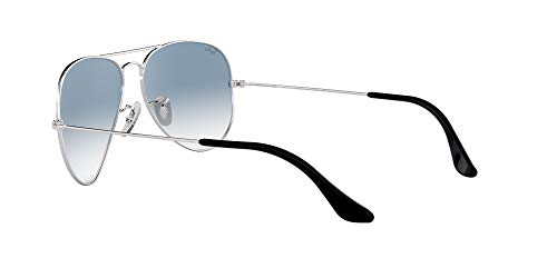 Ray-Ban Aviator Large Metal - Gafas de sol unisex, SILVER, 55