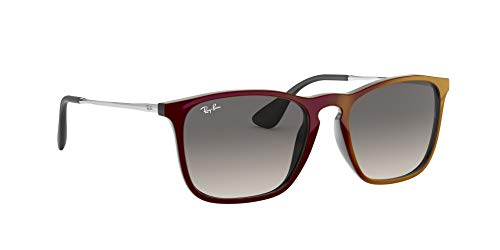 Ray-Ban Chris Gafas de sol, Black Sp Red, 54 para Hombre