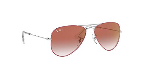 Ray-Ban JUNIOR 0RJ9506S Gafas de sol, Silver On Top Red, 50 Unisex