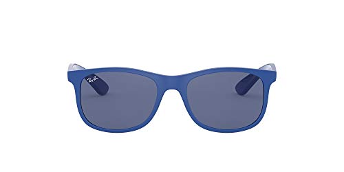 Ray-Ban JUNIOR Rj9062s Gafas de sol, Matte Blue, 48 Unisex-Niño