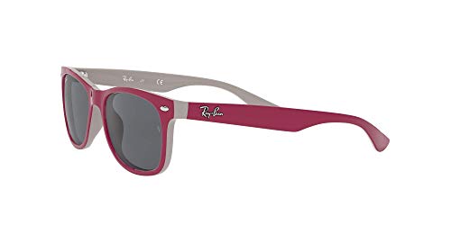 Ray-Ban JUNIOR Wayfarer Junior Gafas de sol, Top Red Fuxia on Gray, 47 Unisex-Niño