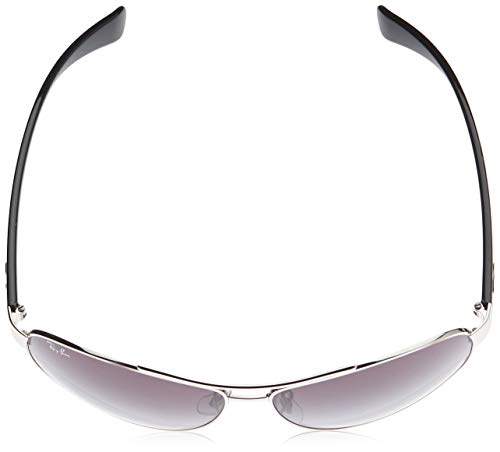 Ray Ban RB3386, Gafas de Sol Unisex, Multicolor (plata/negro, lente: gris 003/8g), X-Large (Talla del fabricante: 63)