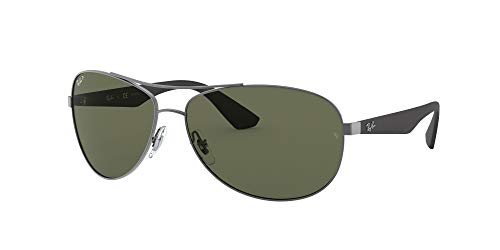 Ray-Ban Rb3526 Gafas de sol, Matte Gunmetal, 63 para Hombre