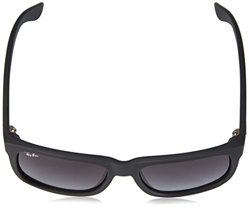 Ray-Ban RB4165 601/8G 54-16 Justin - Gafas de sol, Hombre, Negro (Rubber Black), Tamaño de la lente-puente: 54