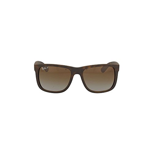 Ray-Ban RB4165 JUSTIN 865/T5 HAVANA RUBBER POLAR BROWN GRADIENT - 55/16 145