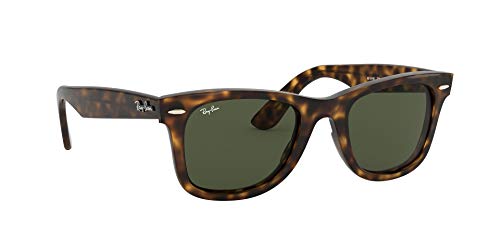 Ray-Ban  WAYFARER EASE RB4340 - Gafas de Sol Unisex con lentes verdes, Color de montura Tortuga