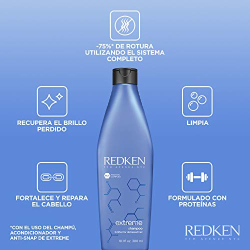 Redken Champú Extreme para cabello dañado - 300 ml