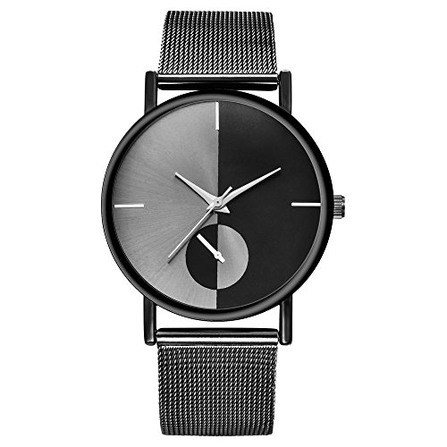 Relojes Hombre,ZODOF Reloj de Pulsera de Analógico de Cuarzo Relojs Elegante Impermeable Negocios Relojes para Unisex