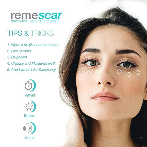 Remescar - Remescar Bolsas y ojeras - Crema para las bolsas de los ojos - Corrector de ojeras - Elimina las bolsas - Tratamiento para las bolsas de los ojos al instante para hombre y mujer