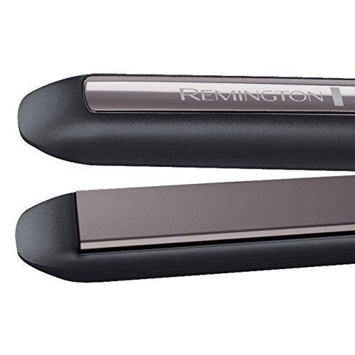 Remington Pro Ceramic Ultra S5505 - Plancha de Pelo, Cerámica Avanzada, Digital, Placas Extra Largas, Negro y Morado