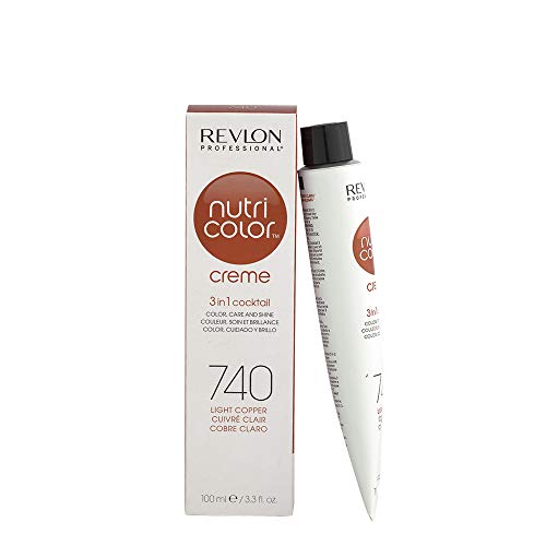 REVLON PROFESSIONAL Nutri Color Creme Tinte Tono 740 Light Copper - 100 ml