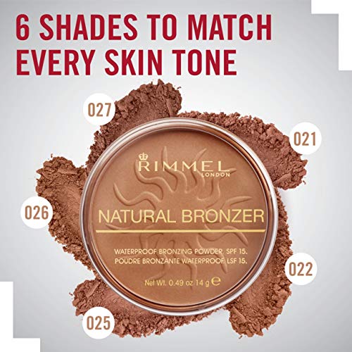 Rimmel London Natural Bronzer Polvos Tono 026 Sun Kissed - 14 gr