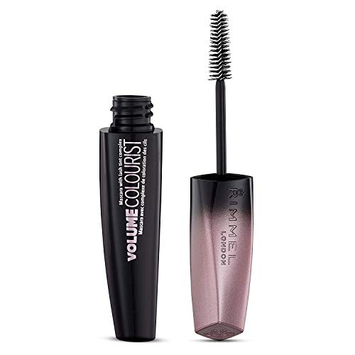 Rimmel London Volume Colourist Máscara de Pestañas, 11 ml, Tono Negro