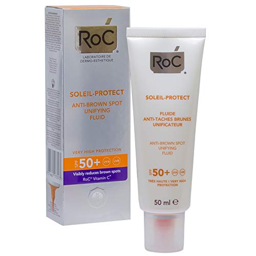 ROC Soleil Protect - Fluido Unificante, Anti-Manchas, SPF50+, 50 ml