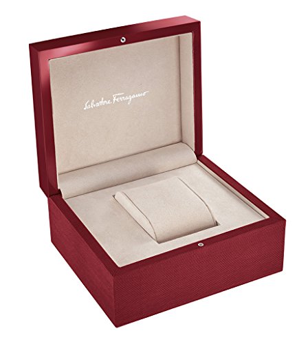 Salvatore Ferragamo Timepieces Reloj Cronógrafo para Hombre de Cuarzo con Correa en Caucho F55LCQ75909S113