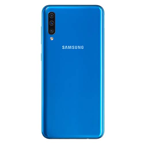 Samsung Galaxy A50 - Smartphone de 6.4" FHD sAmoled Infinity U Display (4 GB RAM, 128 GB ROM, 25 MP, Exynos 9610, Carga rápida), Azul [versión española]