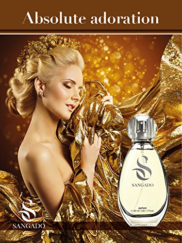 Sangado Adoración Absoluta Perfume para Mujeres, Larga Duración de 8-10 Horas, Olor Lujoso, Floral Frutal, Francesas Finas, Extra Concentrado (Parfum), Spray de 50 ml, Un Gran Regalo para Mujeres