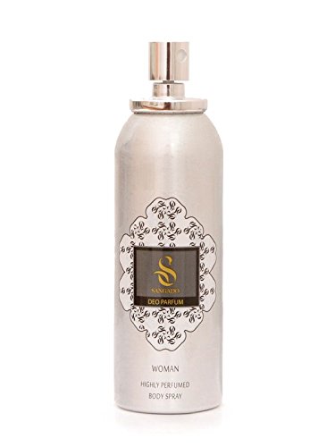 SANGADO Oro Puro Perfume Desodorante en Spray Concentrado, Duradero, Libre de Aluminio, Sin Gas, Olor Lujoso, Esencias Francesas, Olor Floral y Frutal con Sensación Seductora, Sensual y Elegante 150ml