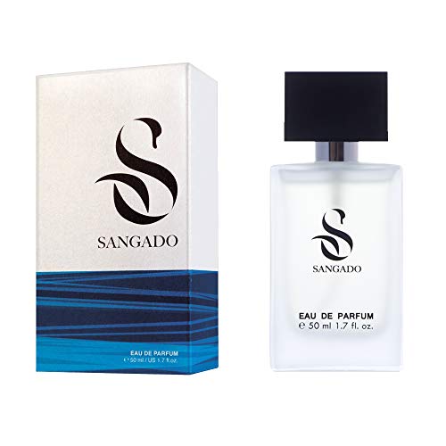 SANGADO Sin Domar Perfume para Hombres, Larga Duración de 8-10 horas, Olor Lujoso, Aromática Fougère, Francesas Finas, Extra Concentrado (Eau de Parfum), Spray de 50 ml, Un Gran Regalo Para Hombres