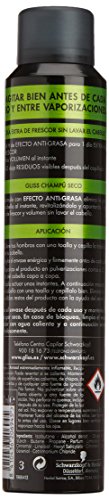 Schwarzkopf Gliss Champú seco anti-grasa, Negro - 200 ml