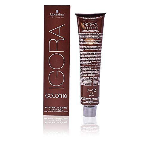 Schwarzkopf Professional Igora Color 10 Color Creme 7-12 Tinte - 60 ml