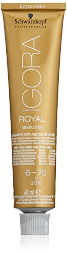 Schwarzkopf Professional Igora Royal Absolutes Anti-Age Color Creme 6-70 Tinte - 60 ml (4045787279320)