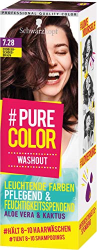 SchwarzKOPF #Pure Color Washout 7.28 fresa marrón chocolate, 1 unidad (1 x 60 ml)