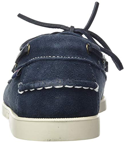 Sebago Docksides Portland Suede, Náuticos para Hombre, Azul (Blue Navy 908), 43.5 EU