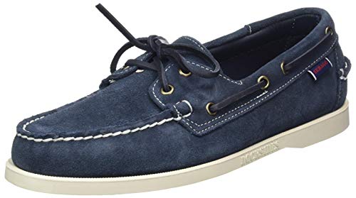 Sebago Docksides Portland Suede, Náuticos para Hombre, Azul (Blue Navy 908), 43.5 EU