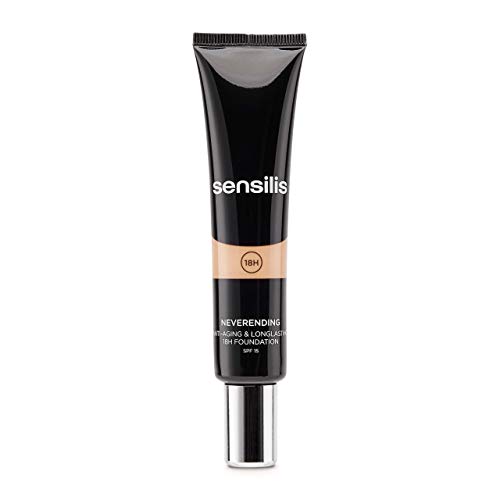 Sensilis Neverending Base Maquillaje Antiedad 03 Noisette SPF 15, 30 ml