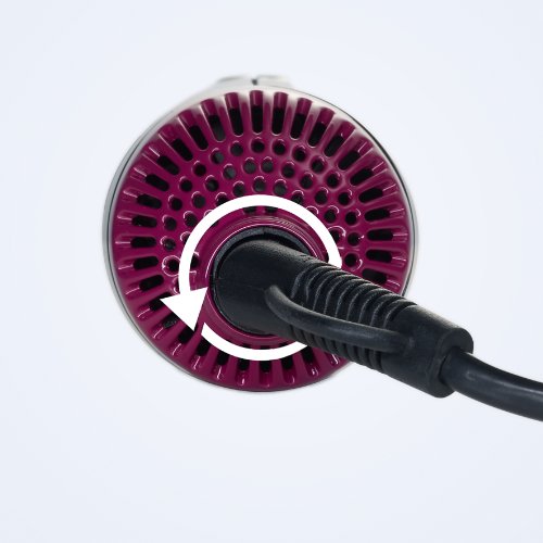 Severin 0806 - Cepillo moldeador eléctrico (400 W, doble voltaje), color negro/morado